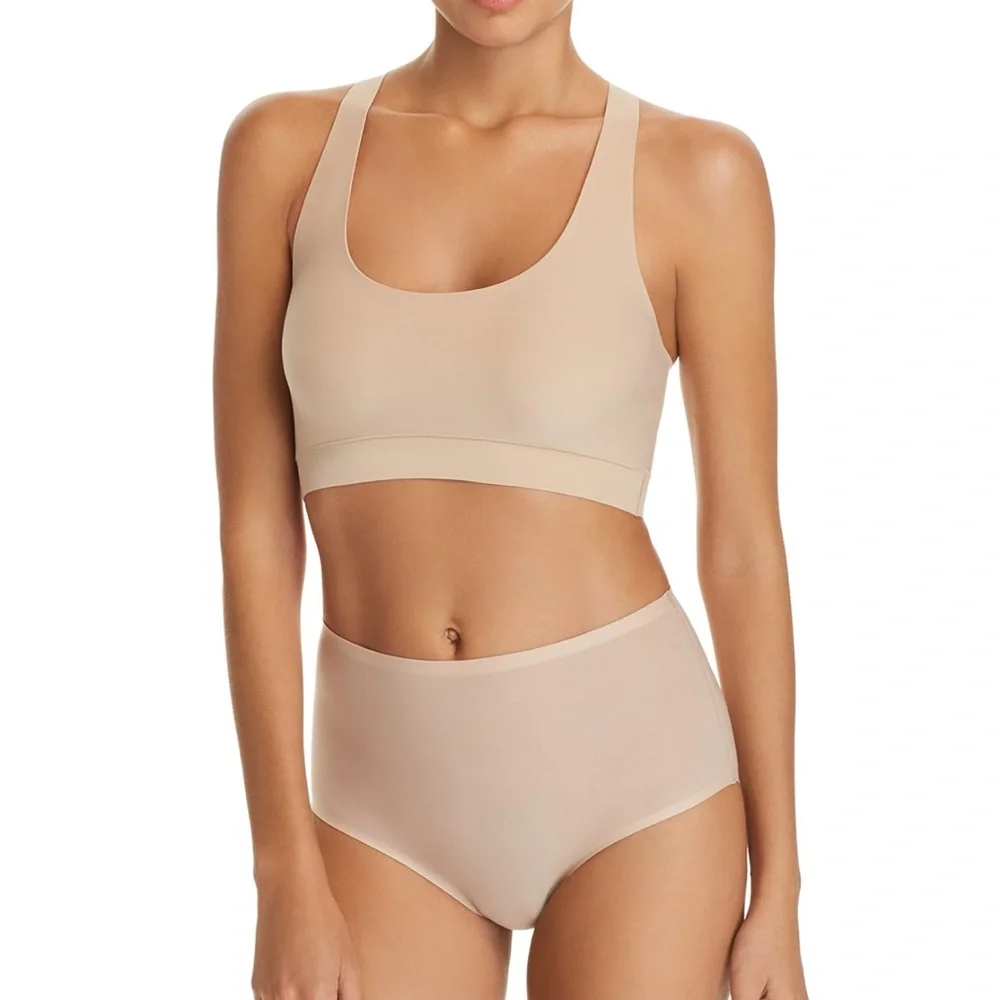 NWT Chantelle Soft Stretch One Size Briefs- Nude - Picture 3 of 5